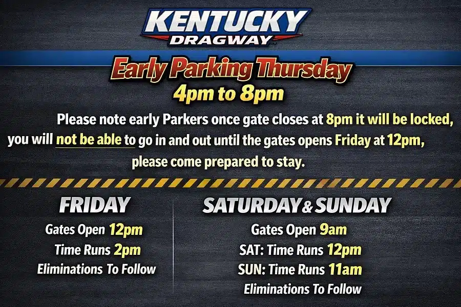 Early Parking Banner